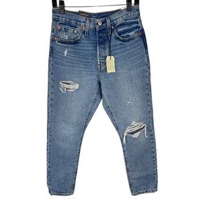 NWT Levis Premium Quality 501 High Rise Skinny Jeans size 27x28